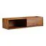 TV-Unterschrank / Lowboard, Farbe: Sheesham, teilmassiv - Abmessungen: 25 x 108 x 34 cm (H x B x T)