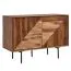 Kommode / Sideboard, Farbe: Sheesham, teilmassiv - Abmessungen: 71 x 100 x 40 cm (H x B x T)