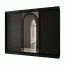 Schiebetürenschrank | Schwarz Matt | 10 Fächer | 2 Kleiderstangen | 250 x 62 x 200 cm | Kleiderschrank | Spiegeltür | hochwertig Verarbeitet | modernes Design
