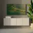 TV-Unterschrank / TV-Board mit Push-to-open Funktion Boquilla 01, Farbe: Kaschmir, kann hängend oder stehend aufgebaut werden, Maße: 40 x 140 x 40 cm