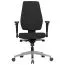 Ergonomischer Bürostuhl Apolo 62, Farbe: Schwarz / Chrom, mit einstellbarer Sitzhärte