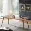Esszimmertisch aus Sheesham Massivholz, Farbe: Sheesham - Abmessungen: 60 x 120 cm (B x T), im klassischen Design