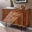 Kommode / Sideboard, Farbe: Sheesham, teilmassiv - Abmessungen: 71 x 100 x 40 cm (H x B x T)