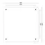 Pavillon Santos aus unbehandeltem Douglasienholz - Abmessung: 560 x 560 cm (L x B)