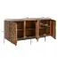 Kommode / Sideboard, Farbe: Sheesham, teilmassiv - Abmessungen: 72 x 144 x 47 cm (H x B x T)