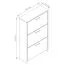 Schuhschrank Belvun 3 | Farbe: Eiche Artisan/Weiß matt | 3 Kippfächer | viel Stauraum auf wenig Fläche | 69 x 25 x 115 cm | Garderobe | Flur