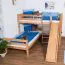 Etagenbett mit Rutsche
