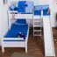 Kinderhochbett mit Rutsche