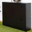 Schuhschrank Cikarang 13, Farbe: Schwarz - Abmessungen: 82 x 100 x 26 cm (H x B x T)