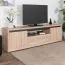 TV-Unterschrank Popondetta 11, Farbe: Sonoma Eiche - Abmessungen: 52 x 180 x 38 cm (H x B x T)