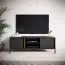 Wohnzimmer Komplett - Set A Raoued, 4-teilig, Farbe: Anthrazit