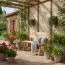 Gartenbank | aus Massivholz | Lärche natur| Maße: 120 x 55 x 84,5 cm | langlebig | bequeme Rückenlehne | rustikal | robust