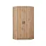 Eckkleiderschrank - Set A Fafe | 6-teilig | Farbe: Eiche Artisan / Schwarz | Soft-Close-Funktion | Kleiderschrank | viel Stauraum | 6 Schubladen