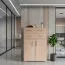 Kommode Garut 16, Farbe: Sonoma Eiche - Abmessungen: 118 x 80 x 40 cm (H x B x T)