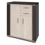 Kommode Aitape 50, Farbe: Sonoma Eiche dunkel / Sonoma Eiche hell - Abmessungen: 105 x 90 x 40 cm (H x B x T)
