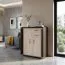 Kommode Aitape 50, Farbe: Sonoma Eiche dunkel / Sonoma Eiche hell - Abmessungen: 105 x 90 x 40 cm (H x B x T)