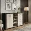 Kommode Aitape 41, Farbe: Sonoma Eiche dunkel / Sonoma Eiche hell - Abmessungen: 105 x 170 x 40 cm (H x B x T)