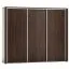 Schiebetürenschrank / Kleiderschrank Aitape 38, Farbe: Sonoma Eiche dunkel - Abmessungen: 188 x 220 x 60 cm (H x B x T)