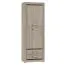 Schrank Kundiawa 33, Farbe: Sonoma Eiche hell / Sonoma Eiche dunkel - Abmessungen: 200 x 70 x 40 cm (H x B x T)