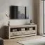 TV-Unterschrank Kundiawa 16, Farbe: Sonoma Eiche hell / Sonoma Eiche dunkel - Abmessungen: 50 x 160 x 40 cm (H x B x T)