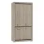 Drehtürenschrank / Kleiderschrank Kundiawa 32, Farbe: Sonoma Eiche hell / Sonoma Eiche dunkel - Abmessungen: 200 x 100 x 58 cm (H x B x T)