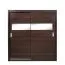 Schiebetürenschrank / Kleiderschrank Sepatan 06, Farbe: Wenge - Abmessungen: 210 x 190 x 60 cm (H x B x T)