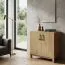 Kommode Alotau 05, Farbe: Eiche - Abmessungen: 78 x 80 x 40 cm (H x B x T)