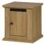 Schlafzimmer Komplett - Set A "Matam" mit Futonbett 140x200, Nachtkommode, Kleiderschrank, Kommode, Spiegel, Farbe: Eiche, inkl. Lattenrost