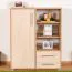Kommode Curug 10, Farbe: Eiche / Buche hell - Abmessungen: 113 x 90 x 34 cm (H x B x T)