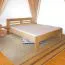 Kinderbett / Jugendbett Buche massiv Vollholz natur 114, inkl. Lattenrost - Abmessung 140 x 200 cm