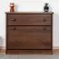 Schuhschrank Kiefer Vollholz massiv Walnussfarben Junco 218 - Abmessungen: 62 x 72 x 30 cm (H x B x T)