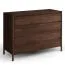 Schlafzimmer - Set C Seille | 4-teilig | Eichenholz geölt | Farbe: Tabacco | Massivholz | Kommode | Schminktisch | Regal