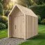 Gartenhütte | Naturbelassen | Grundfläche: 4,50 m² | Skandinavischer Style | Außenmaße: 162,4 x 207,7 cm | Satteldach | Malmö 25 | Fichtenholz