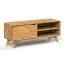 TV-Unterschrank Timaru 24 Wildeiche massiv geölt - Abmessungen: 48 x 120 x 40 cm (H x B x T)