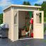 Holz-Gartenhaus 1,98 x 2,08 Meter (inkl. Dach) | Naturbelassen | Pultdach Abbildung