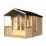 Gartenhaus 2,91 x 2,02 Meter (inkl. Dach) | Natur | Satteldach Abbildung