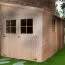 Anlehn-Gartenhaus - 4,16 x 2,11 Meter - unbehandelt - Pultdach Abbildung