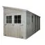 Anlehn-Gartenhaus inkl. Seitenwand - 5,14 x 2,16 Meter - unbehandelt - Pultdach Abbildung