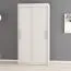 120 cm breiter Kleiderschrank mit 5 Fächern und 2 Türen | Farbe: Weiß Abbildung