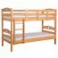 Stockbett für Kinder 90 x 190 cm | Massivholz: Buche | Natur Lackiert | umbaubar in 2 Einzelbetten | inkl. Rollroste Abbildung