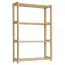 Regal - 80 cm breit, Kiefer Holz-Massiv, Farbe: Natur Abbildung
