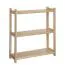 Standregal, 80 cm breit, Kiefer Holz-Massiv, Farbe: Natur Abbildung