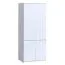 Jugendzimmer - Kleiderschrank Weiß,  Abmessungen: 195 x 80 x 52 cm (H x B x T) Abbildung
