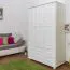 Schrank, Farbe: Weiß 190x120x60 cm Abbildung