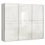 Schlafzimmer - Kleiderschrank, Farbe: Beige / Beige Hochglanz - 224 x 272 x 61 cm (H x B x T) Abbildung