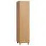 Schlafzimmer - Kleiderschrank schmal, Farbe: Eiche - Abmessungen: 195 x 47 x 57 cm (H x B x T) Abbildung