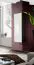 Moderne Wohnwand Hompland 43, Farbe: Weiß / Schwarz - Abmessungen: 170 x 320 x 40 cm (H x B x T), mit Push-to-open Funktion
