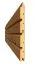 Holz-Gartenhütte 2,97 x 2,34 Meter (inkl. Dach) | Anthrazit | Pultdach Abbildung