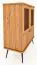 Vitrine Rolleston 21 Kernbuche massiv geölt - Abmessungen: 117 x 97 x 46 cm (H x B x T)