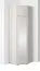 Eckkleiderschrank mit Schrankaufsatz | Kaschmir | 1 Spiegeltür | 2 Kleiderstangen | 2 Fußvarianten | 6 Fächer | Push-to-open Funktion | 43 x 38 x 225 cm | 1 Tür